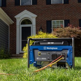 Westinghouse Outdoor Power Equipment WGen3600v Portable Generator 3600 Rated and 4650 Peak Watts, RV Ready, Gas Powered, CARB Compliant