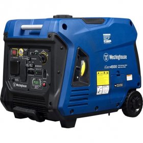 Westinghouse Super Quiet Portable Inverter Generator 3700 Rated & 4500 Peak Watts, Gas Powered, Electric Start CARB Compliant iGen4500